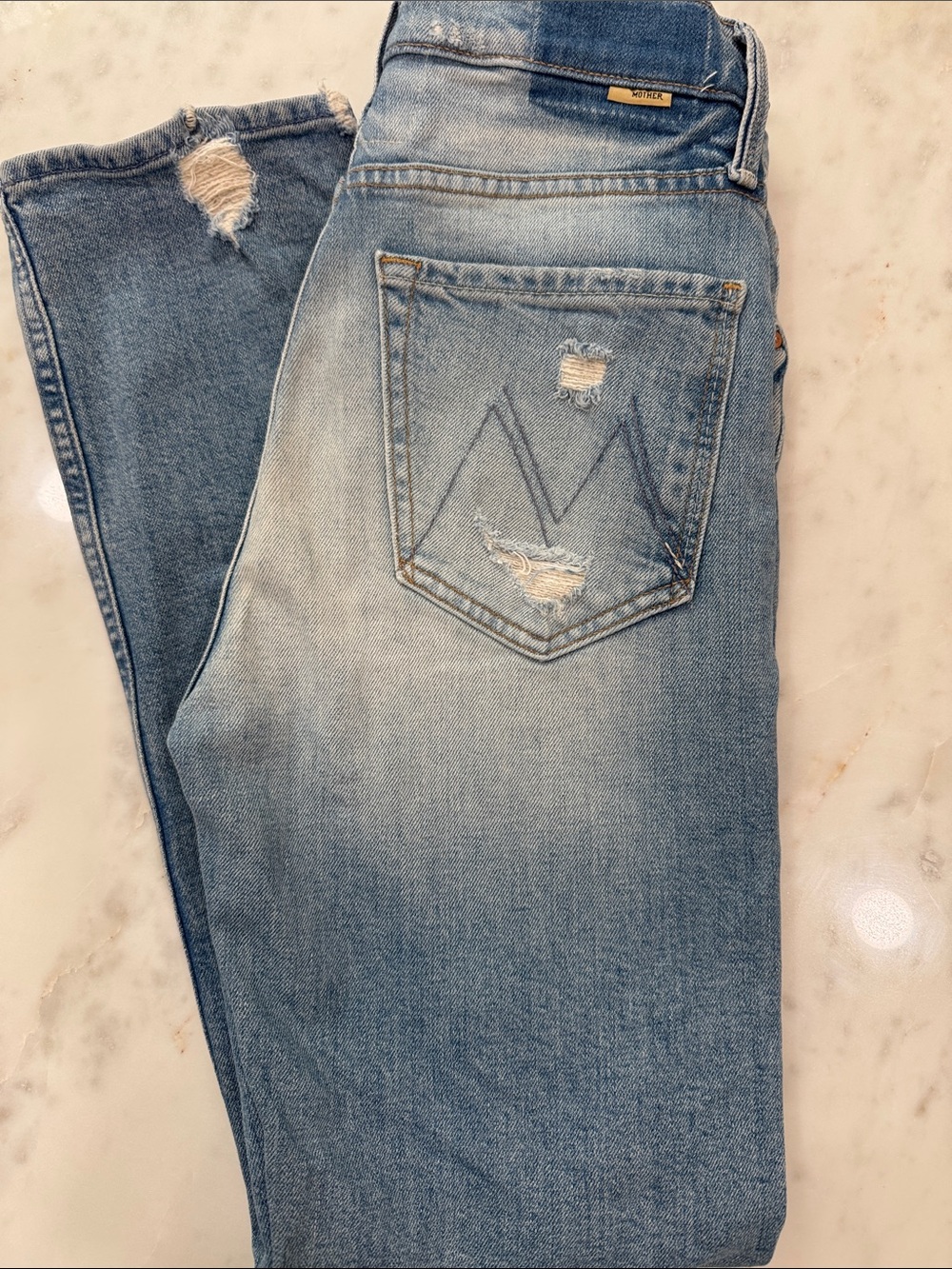 Light Blue Distressed Women’s Jeans Size 26